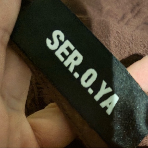 SER.O.YA YEN HALTER TOP IN COCONUT size XL - Picture 5 of 7